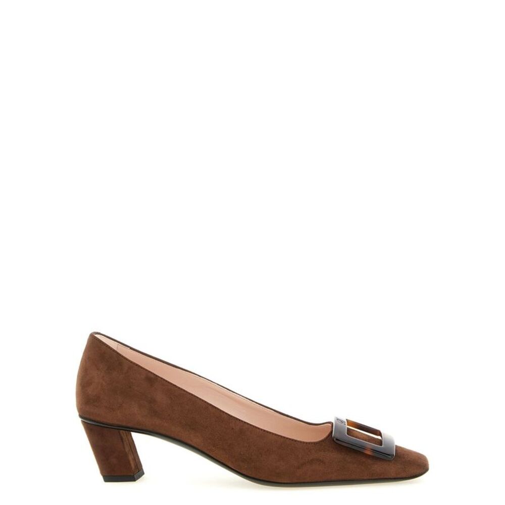 Roger Vivier Women Belle Vivier Leather Pumps